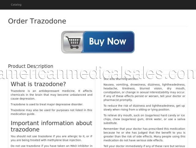 trazodone for insomnia ratings